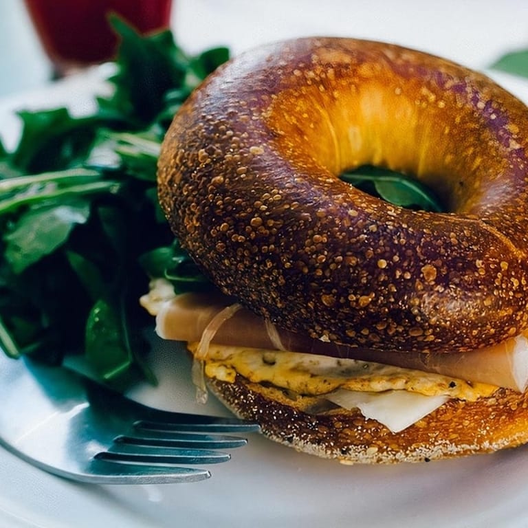 Bagel Breakfast Sandwich Delights